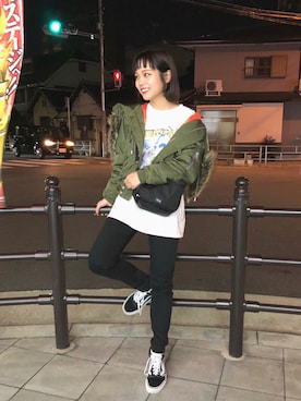 「PLST（プラステ）のアイテム」を使った、fumiさん（レディース・151cm）の秋コーディネート