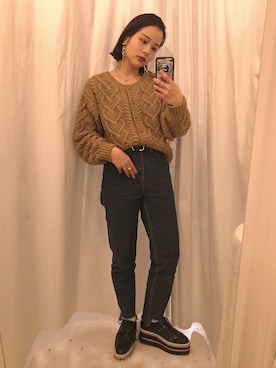fumiさん(レディース・151cm)の冬コーディネート