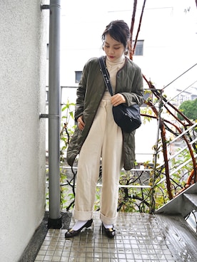 「アイテム（ピアス（両耳用））」を使った、fumiさん（レディース・151cm・20代）の冬コーディネート
