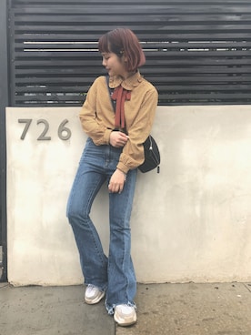 「花見」｜「アイテム（その他）」を使った、fumiさん（レディース・151cm）の春コーディネート