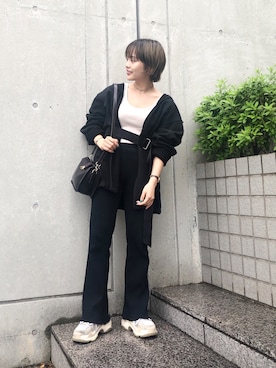 「PERVERZE（パーバーズ）のアイテム」を使った、fumiさん（レディース・151cm）の秋コーディネート