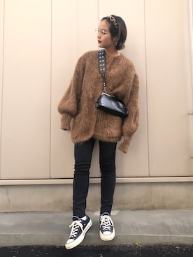 「CLANE（クラネ）のアイテム（トップス）」を使った、fumiさん（レディース・151cm）の秋コーディネート