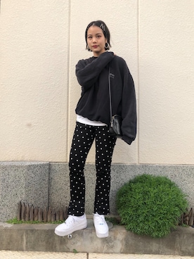 「KENZO（ケンゾー）のアイテム」を使った、fumiさん（レディース・151cm）の秋コーディネート