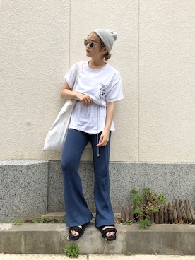 「SHAKA（シャカ）のアイテム」を使った、fumiさん（レディース・150cm）の夏コーディネート