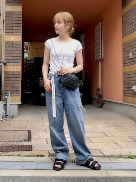 「SHAKA（シャカ）のアイテム」を使った、fumiさん（レディース・150cm）の夏コーディネート