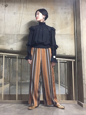 CHARLIEさん（レディース・163cm）の秋コーディネート