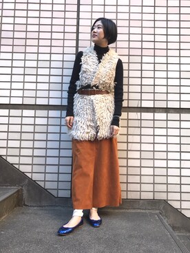 CHARLIEさん（レディース・163cm）の冬コーディネート