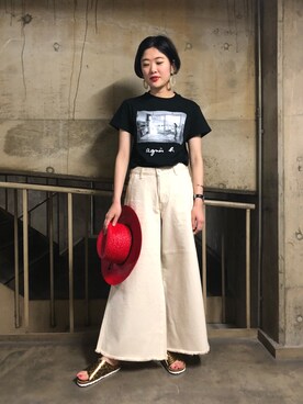 CHARLIEさん（レディース・163cm）の夏コーディネート