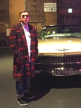 「PENDLETON（ペンドルトン）のアイテム（その他アウター）」を使った、hayate_mc sohさん（メンズ・166cm・20代）の冬コーディネート