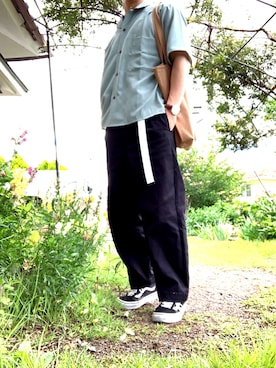 「アイテム（チノパンツ）」を使った、ちーさん（メンズ・170cm・20代）の夏コーディネート