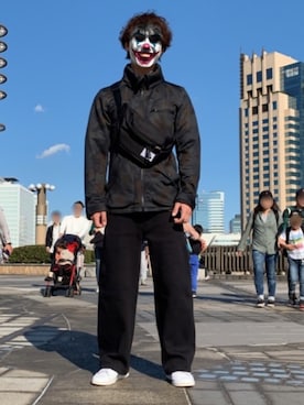 「adidas（アディダス）のADIDAS アディダス　STAN SMITH スタンスミス M20325 *RWHI/RWHI/NEWN（スニーカー、ホワイト系）」を使った、ちーさん（メンズ・169cm）の秋コーディネート
