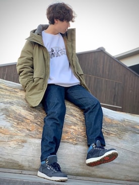 ちーさん（メンズ・169cm）の冬コーディネート