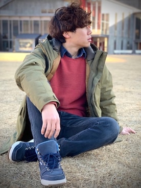 ちーさん（メンズ・169cm）の冬コーディネート