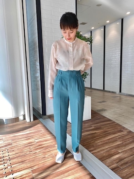 「RECOMMEND  ITEM STYLING」｜「アイテム（キャミソール）」を使った、narumiさん（レディース・158cm）の春コーディネート