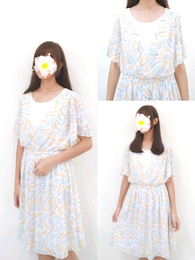 「アイテム（ワンピース/ドレス）」を使った、Yarina さん（レディース・163cm・10代）の夏コーディネート