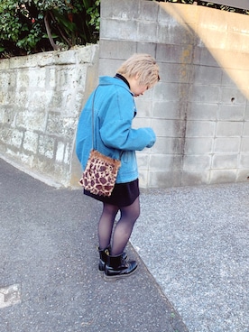 「Kastane」｜「アイテム（デニムジャケット）」を使った、cHikA✩。さん（レディース・151cm）の冬コーディネート