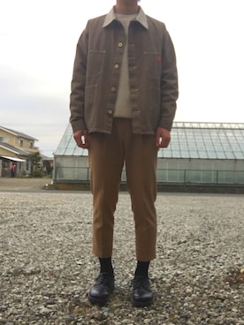 まろんさん（メンズ・171cm）の冬コーディネート