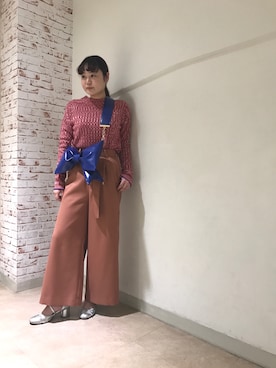 「FURFUR（ファーファー）のアイテム（バッグ、その他）」を使った、FURFUR ルミネエスト新宿店さん（レディース・160cm）の冬コーディネート