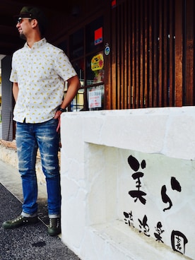 「SUUNTO」｜「アイテム（帽子）」を使った、Masaki.kさん（メンズ・174cm）の夏コーディネート