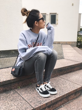 「BENETTON (UNITED COLORS OF BENETTON)（ベネトンユナイテッドカラーズオブベネトン）のアイテム（その他パンツ）」を使った、mariko   さん（レディース・170cm）の春コーディネート