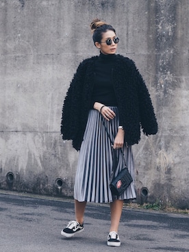 「DHOLIC（ディーホリック）のアイテム（その他アウター）」を使った、mariko   さん（レディース・170cm）の秋コーディネート