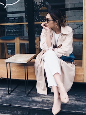 「Import & Select（インポートアンドセレクト）のアイテム（バッグ）」を使った、mariko   さん（レディース・170cm）の春コーディネート