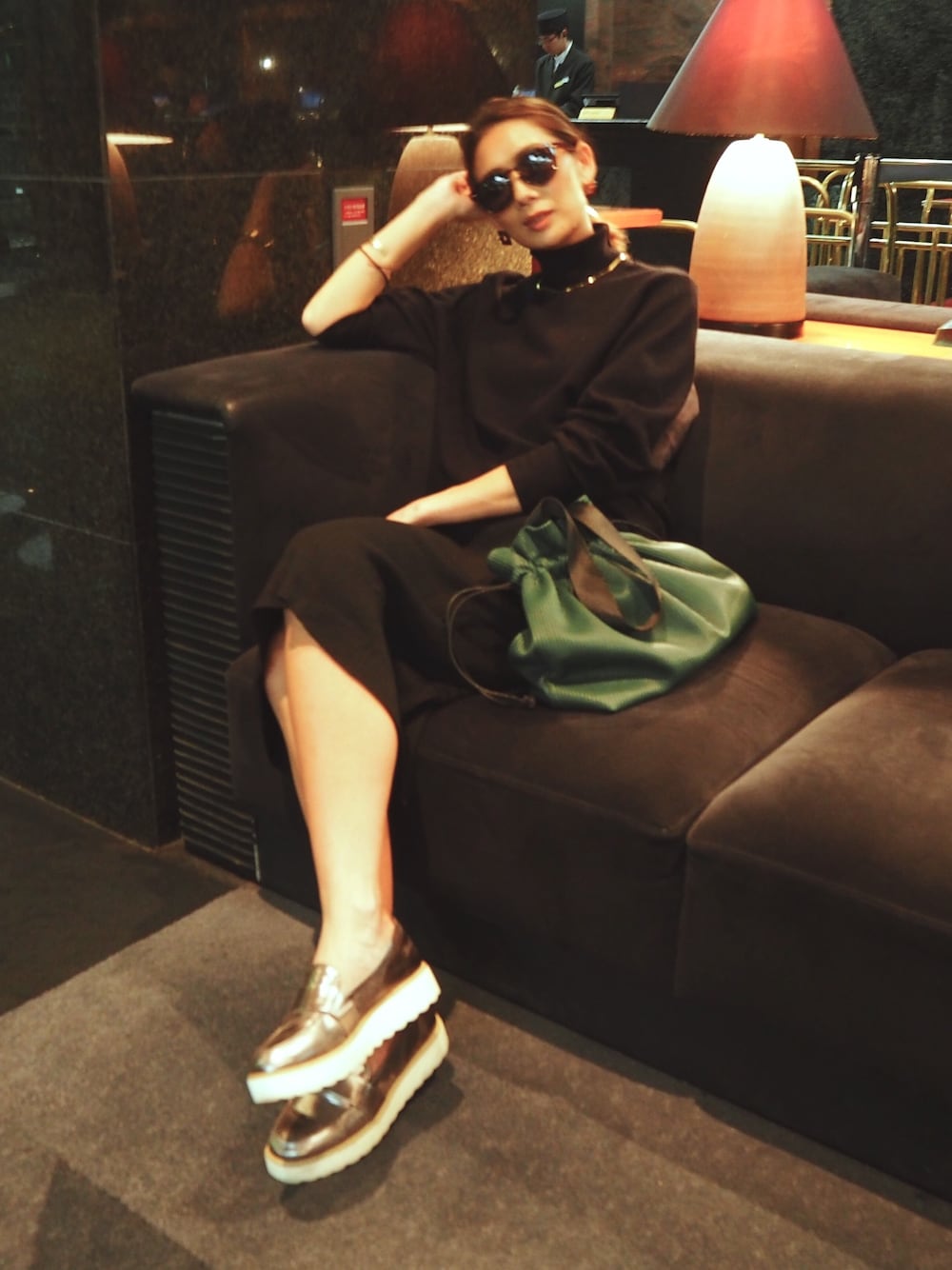 Benneton ベネトン本革ローファーシューズ size 37