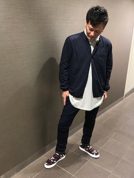 「DIEMME（ディエッメ）のアイテム」を使った、hideさん（メンズ・172cm）の冬コーディネート