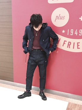 「アイテム（フレグランス）」を使った、hideさん（メンズ・172cm）の秋コーディネート