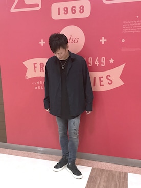 「アイテム（フレグランス）」を使った、hideさん（メンズ・172cm）の秋コーディネート