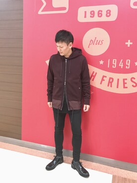 「アイテム（フレグランス）」を使った、hideさん（メンズ・172cm）の秋コーディネート
