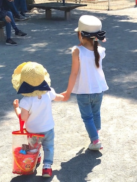 ふわんプリッさん（キッズ・100cm）の春コーディネート