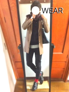 ぷれさん（メンズ・169cm）の冬コーディネート