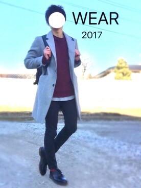 ぷれさん（メンズ・169cm）の冬コーディネート