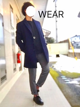 ぷれさん（メンズ・169cm）の冬コーディネート