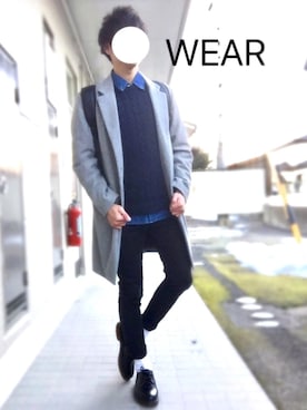 ぷれさん（メンズ・169cm）の冬コーディネート