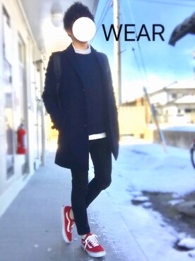 ぷれさん（メンズ・169cm）の冬コーディネート