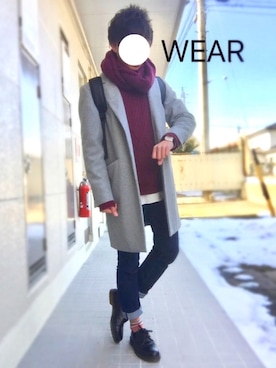 ぷれさん（メンズ・169cm）の冬コーディネート