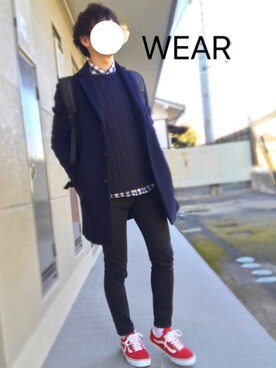 ぷれさん（メンズ・169cm）の冬コーディネート