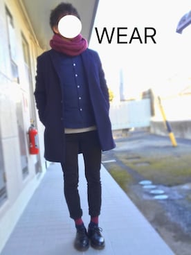 ぷれさん（メンズ・169cm）の冬コーディネート