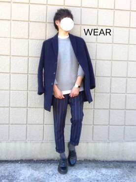ぷれさん（メンズ・169cm）の冬コーディネート