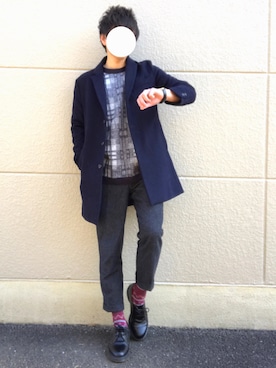 ぷれさん（メンズ・169cm）の冬コーディネート