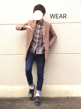 ぷれさん（メンズ・169cm）の春コーディネート