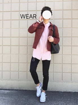 ぷれさん（メンズ・169cm）の春コーディネート