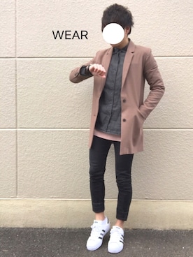 ぷれさん（メンズ・169cm）の春コーディネート