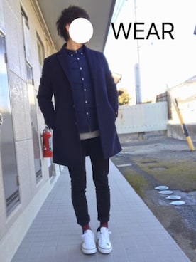 ぷれさん（メンズ・169cm）の春コーディネート