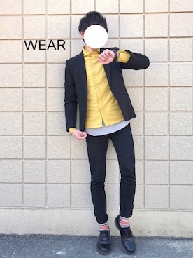 ぷれさん（メンズ・169cm）の春コーディネート