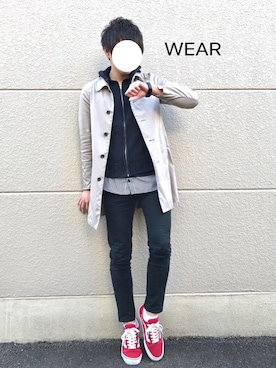 ぷれさん（メンズ・169cm）の春コーディネート