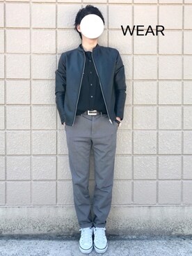 ぷれさん（メンズ・169cm）の春コーディネート