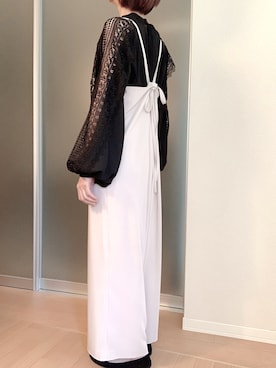 「VIS（ビス）のアイテム（オールインワン・サロペット）」を使った、manaさん（レディース・165cm）の春コーディネート
